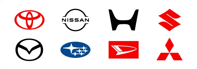 国産の全メーカー・全車種を取り揃えています